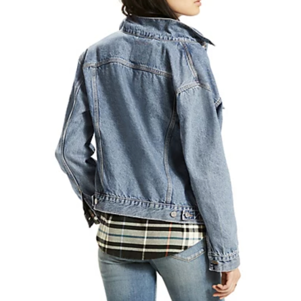 Levi's Ex Boyfriend Trucker Jean Jacket - Picture 2 of 11